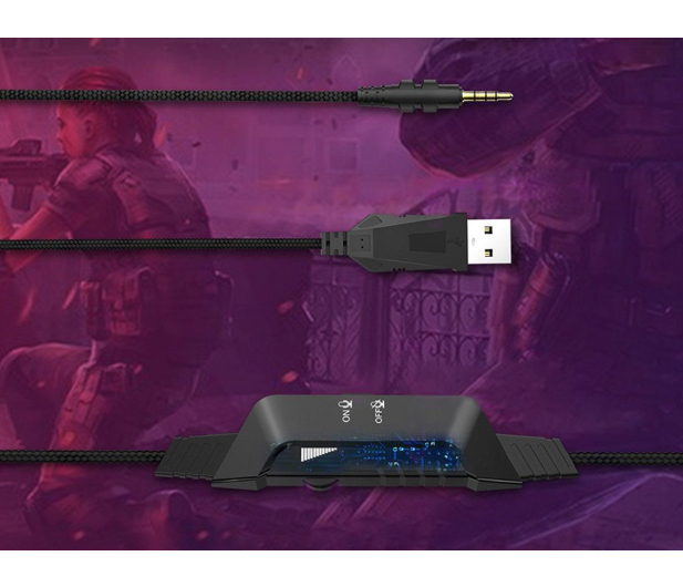 Onikuma K10 PRO RGB czarne - 1372985 - zdjęcie 5